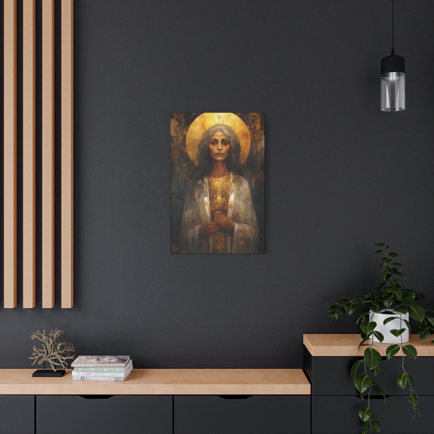 Saint Mary of Egypt - Museum Wrapped Canvas - Sanctified Souls Print - Religious Art for your Home