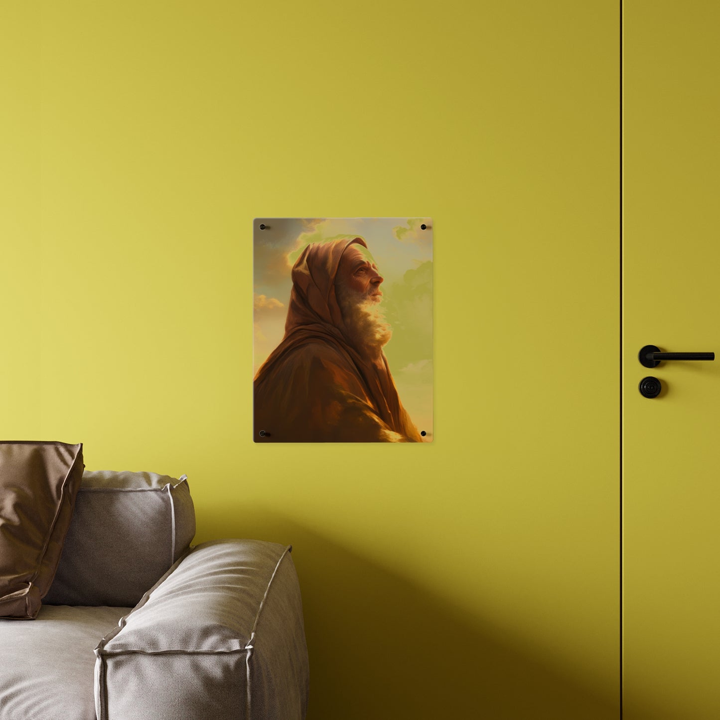 Father Abraham Wall Art Panel - Ready to Hang Acrylic Print - Catholic Saint Art - Patron Saint Print - No Frame needed