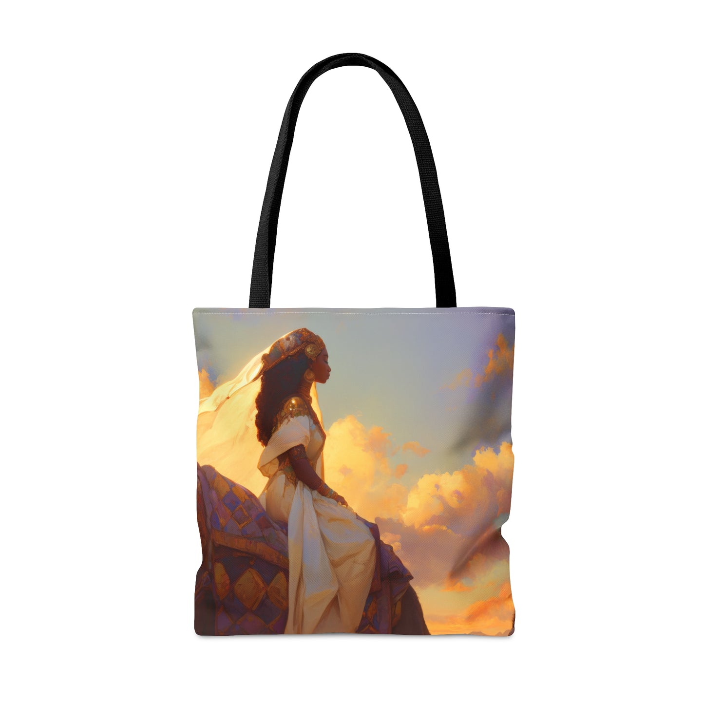 Queen of Sheba - Tote Bag - Large Medium Small Faith Art Bag - Catholic Faith Purse