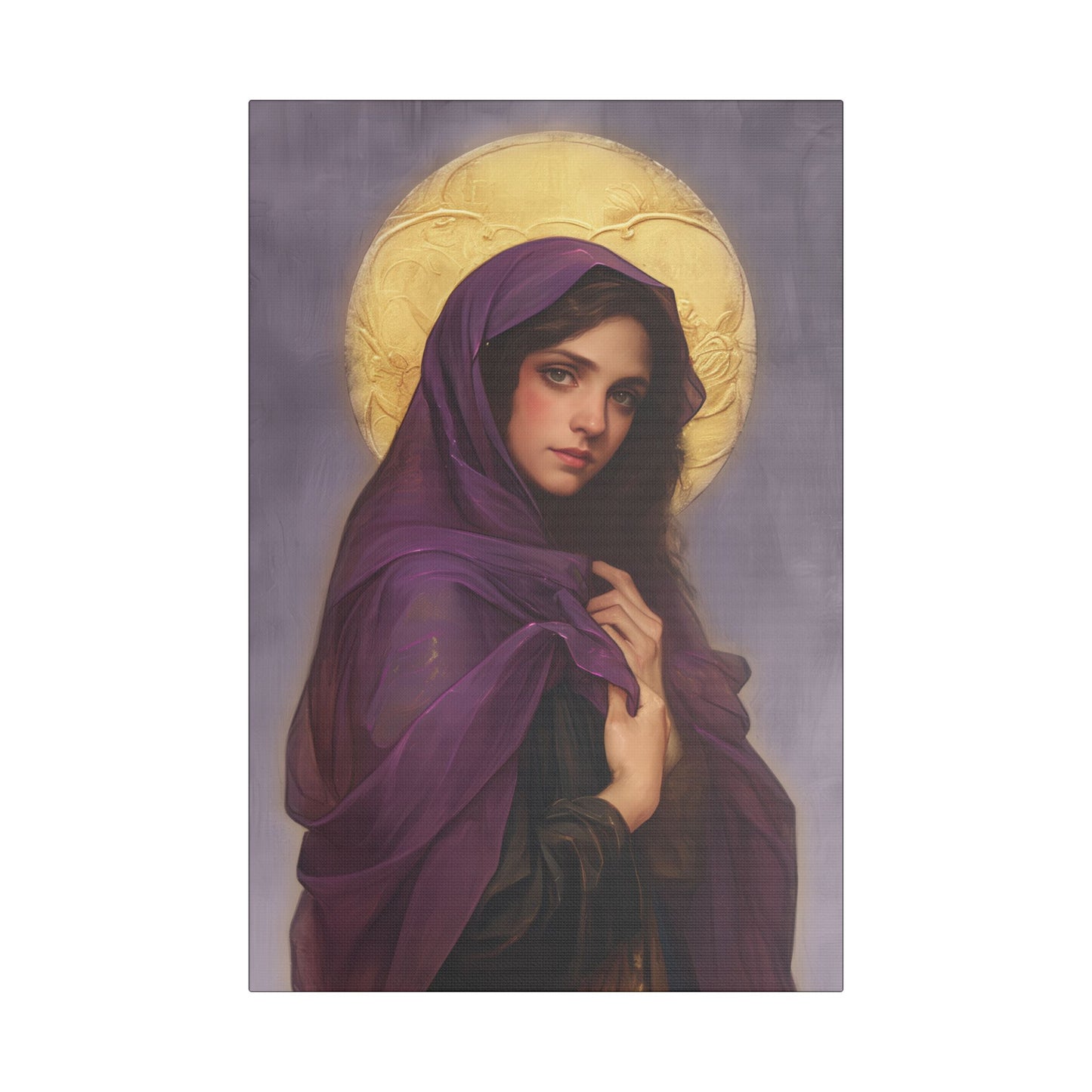Saint Lydia Purpuraria / Lydia of Thyatira  - Museum Wrapped Canvas - Print - Religious Art for your Home - Christian print - Religious