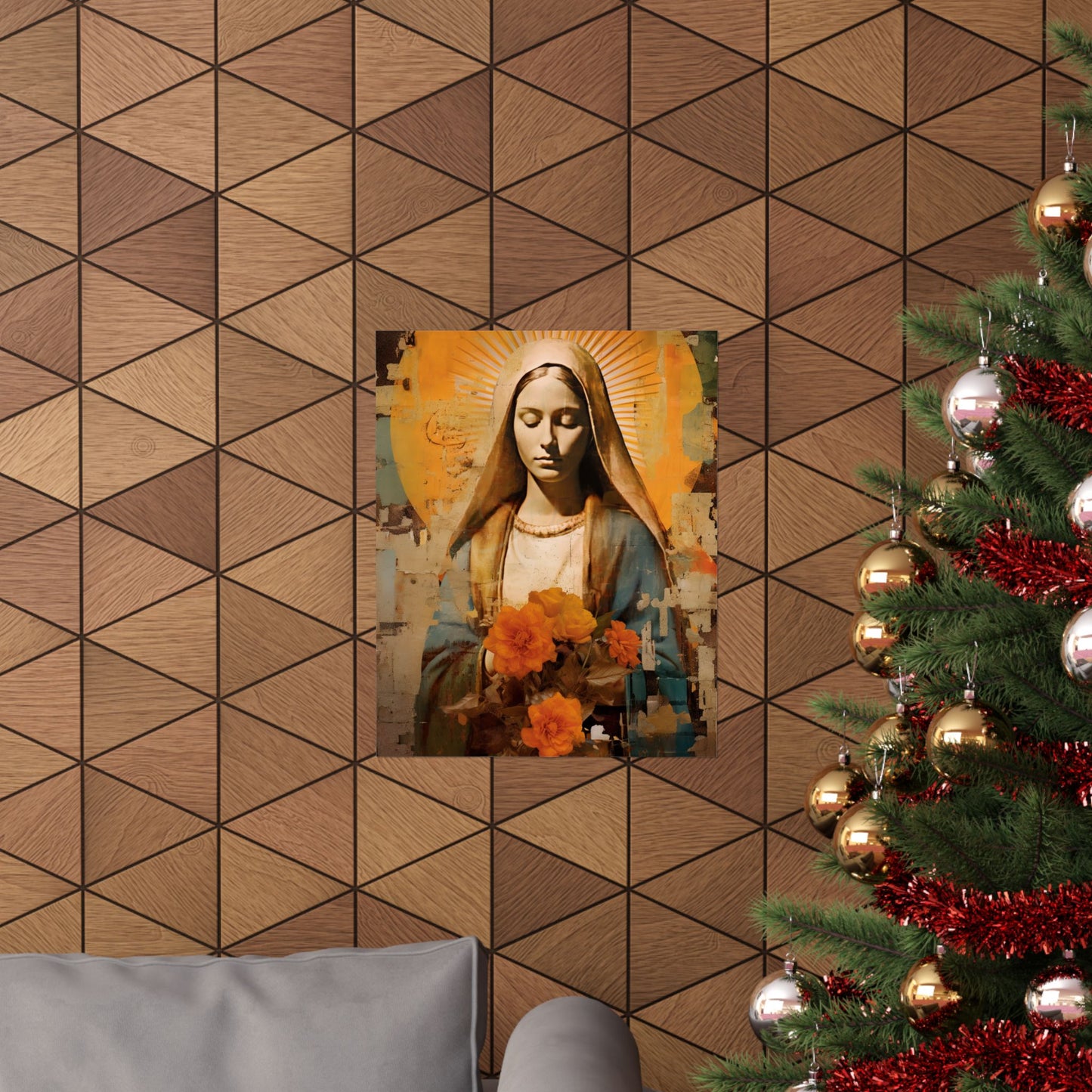 Blessed and Beloved : Mary in Art - Sanctified Souls Print - Multiple Sizes - Premium Matte Vertical Posters - Virgin Mary