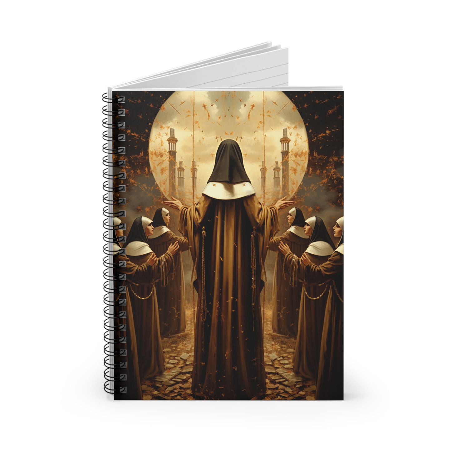 The Blessed Martyrs of Compiègne - Sanctified Souls Art - Religious Based Notebook - Spiral Notebook - Ruled Line
