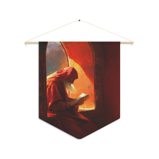 Isaiah and the Promise of the Holy One - Wall Banner / Wall Hanging - Christian Art - Prayer room - 18" x 21"