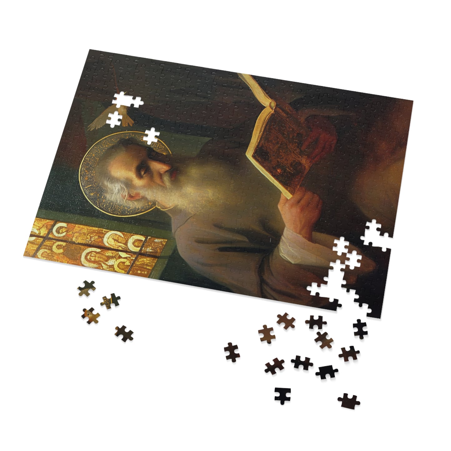 Saint Issac of Armenia - Puzzle and Keepsake Tin - Religious (30, 110, 252, 500,1000) - Religious Puzzle - Gifts for Catholic Families
