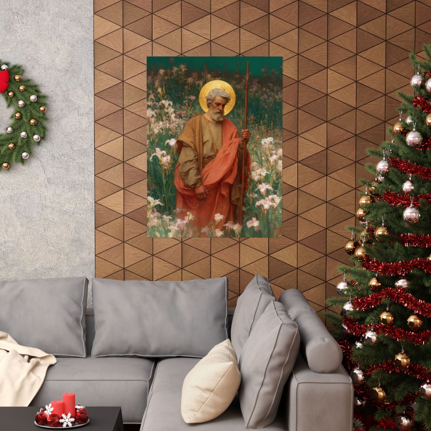 Saint James the Lesser  - Sanctified Souls Print - Multiple Sizes - Premium Posters - Catholic Art - Christian Home Decor Artwork