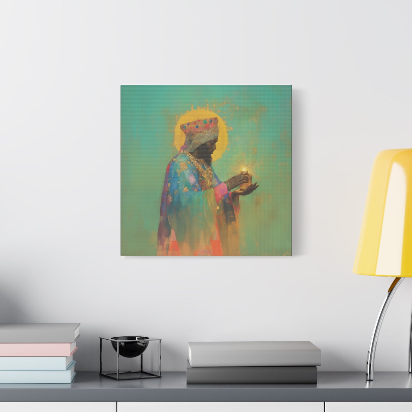 Balthazar and the Gift of Foretold Sorrow - 3 Wise Men - Gallery Wrapped Canvas - Print - Religious Art for your Home - Catholic