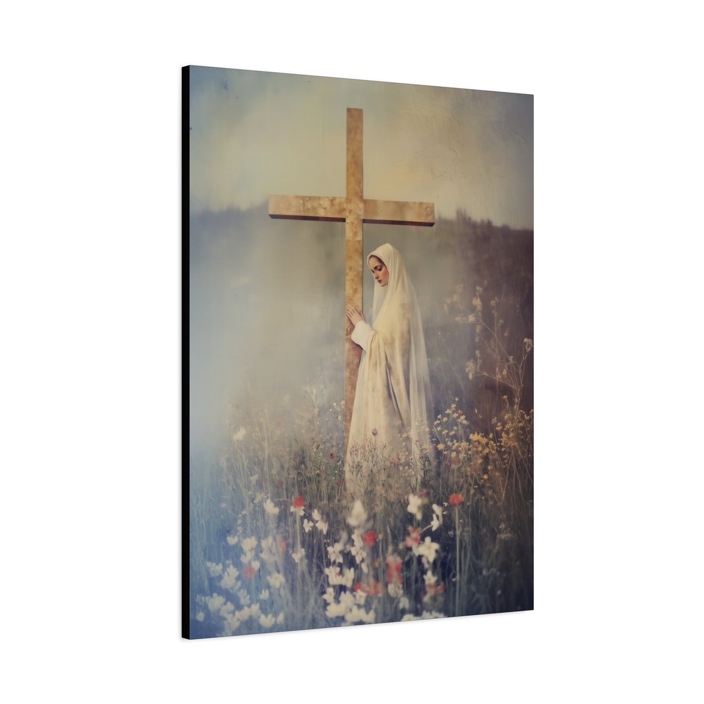 The Feast of the Exaltation of the Holy Cross - Multiple Sizes - Catholic Home art - Museum Wrapped Canvas - Sanctified Souls Print