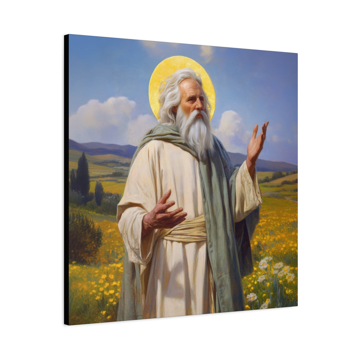 Saint Hilary of Arles - Gallery Wrapped Canvas - Print - Religious Art for your Home - Catholic Art Print
