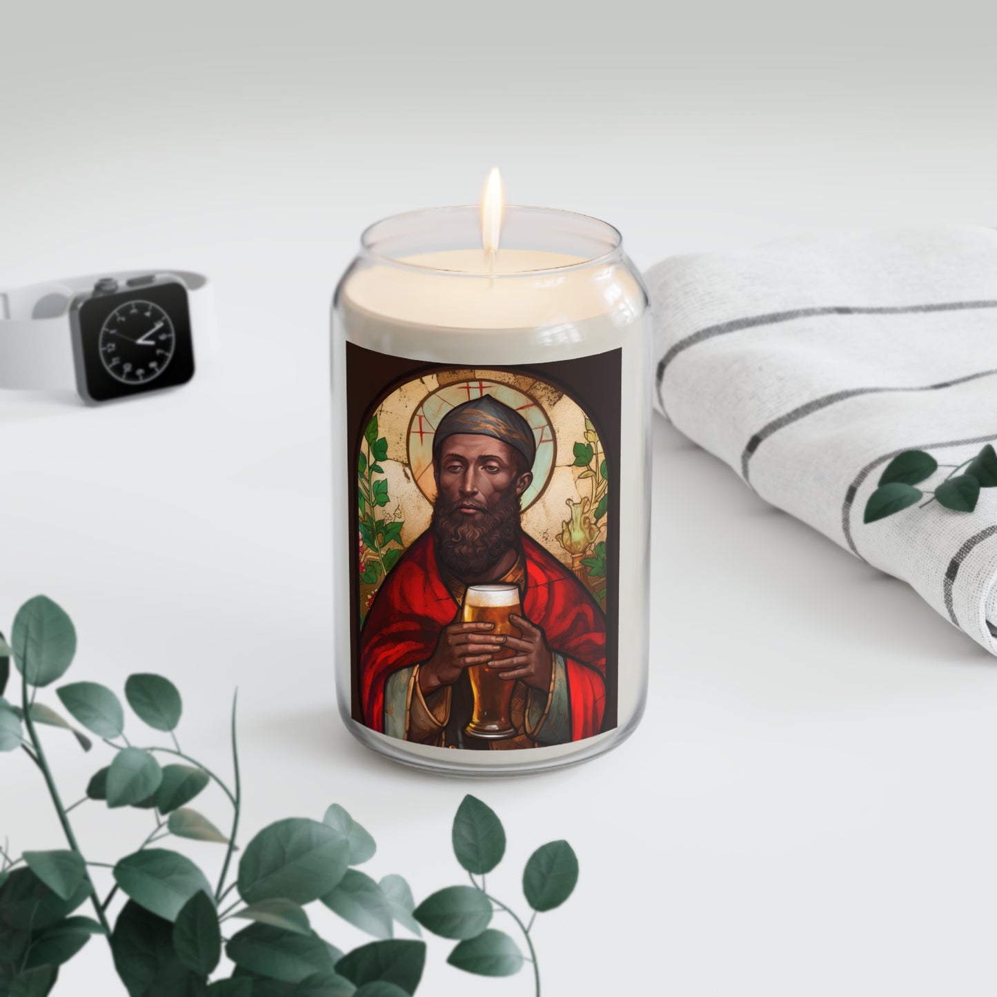 Saint Augustine of Hippo - Scented Prayer Candle, 13.75oz - Tall Size - Religious Prayer Candle - Catholic Art