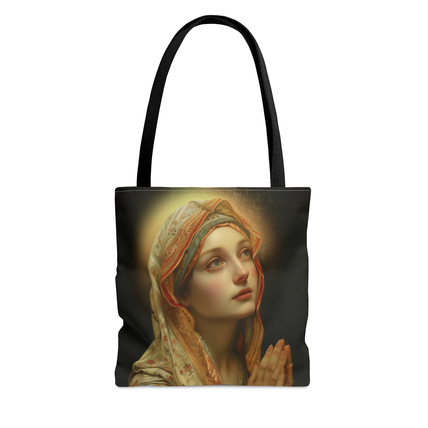 Saint Regina Tote Bag - Large Medium Small Faith Art Bag - Catholic Faith Purse - Religious - Reusable Grocery Bag - Prayer Bag - Bible Bag