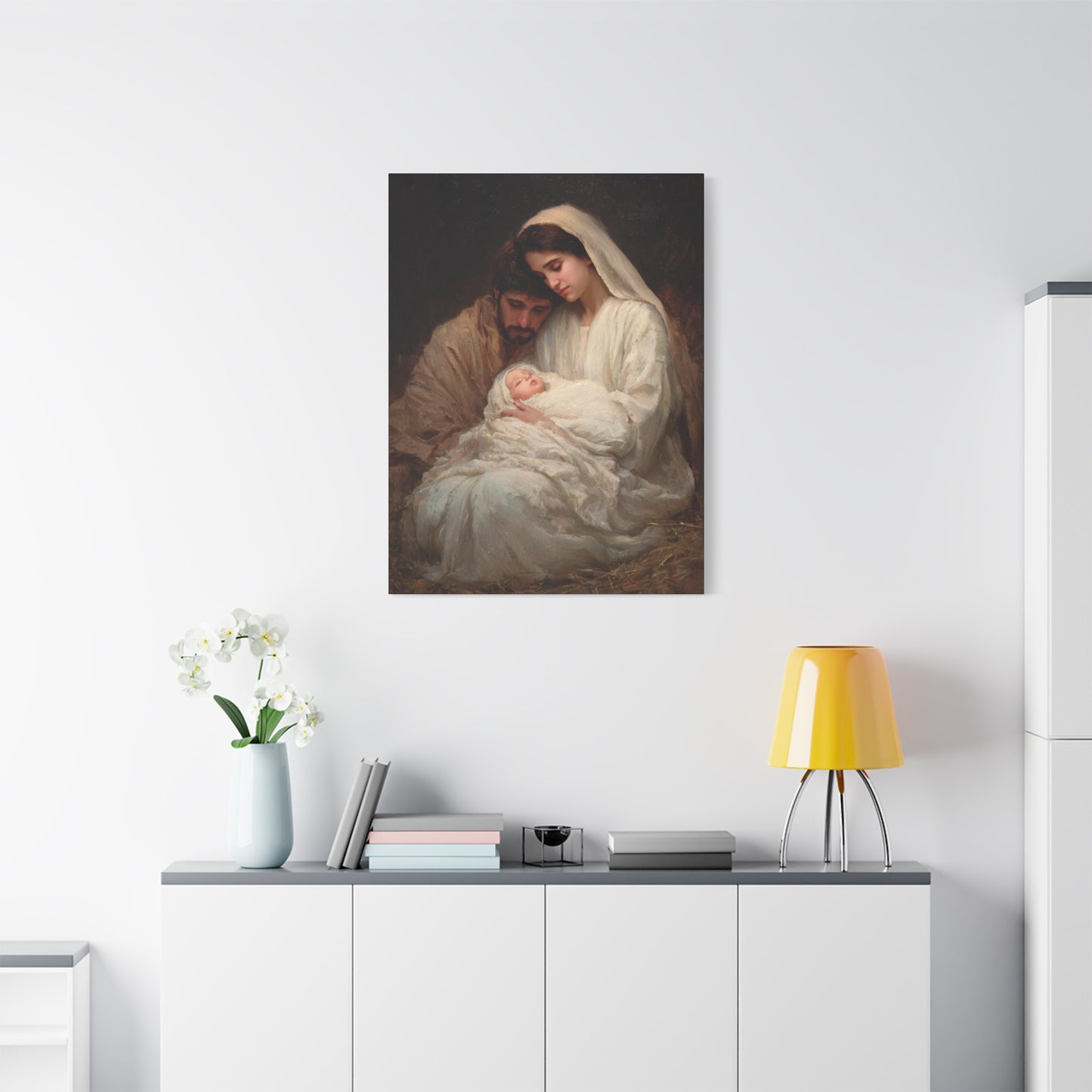 The Quiet Kingdom of the Holy Family - Gallery Wrapped Canvas - Print - Religious Art for your Home - Catholic