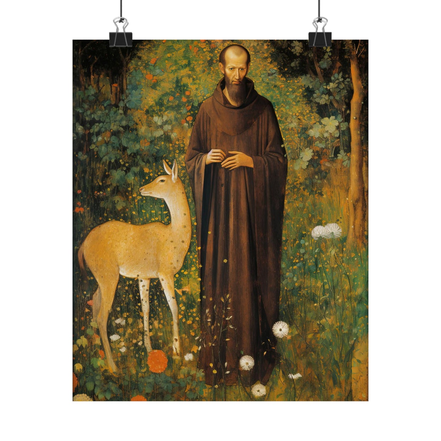 Saint Giles - Sanctified Souls Print - Multiple Sizes - Premium Matte Vertical Posters