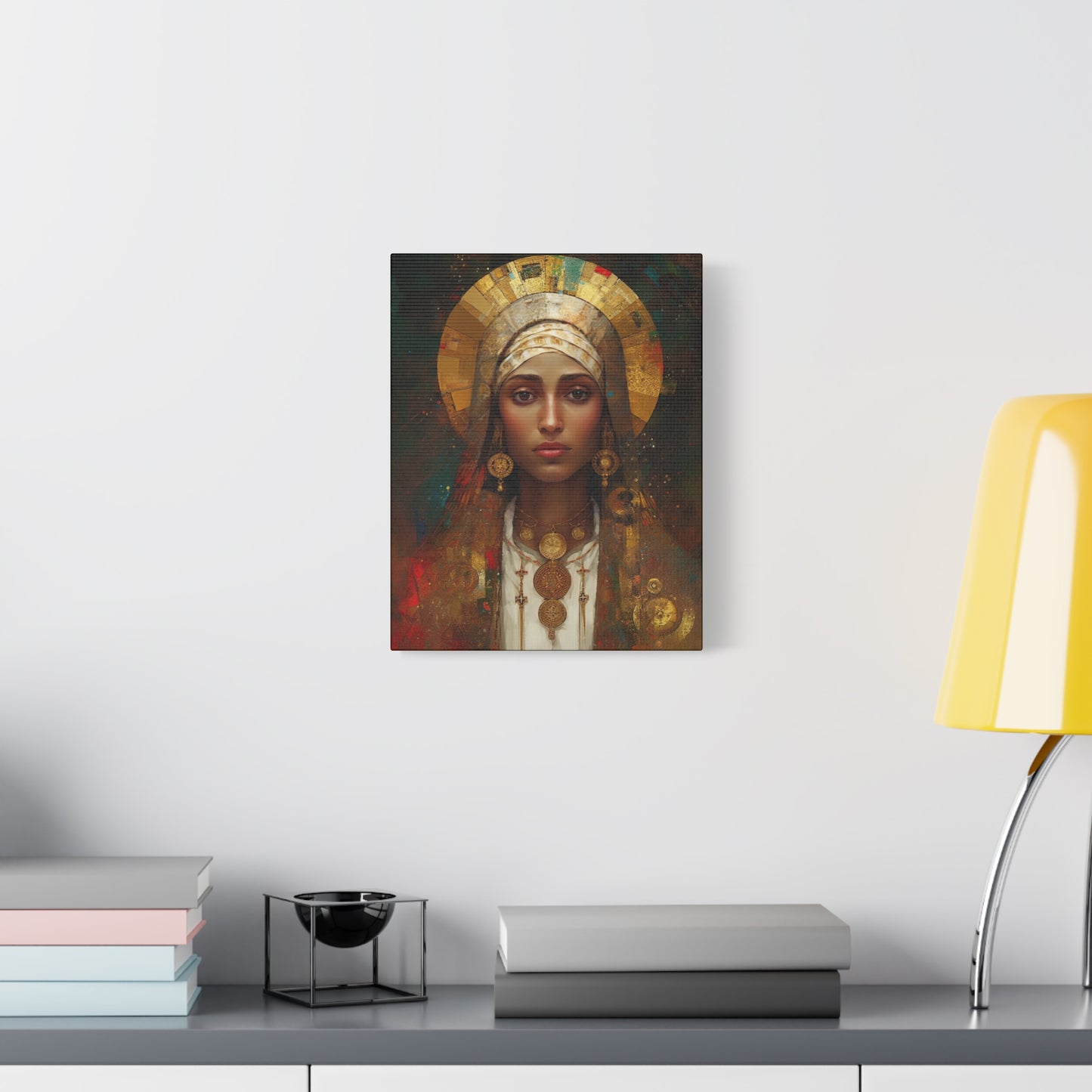 Saint Julia of Carthage - Museum Wrapped Canvas - Sanctified Souls Print - Religious Art for your Home
