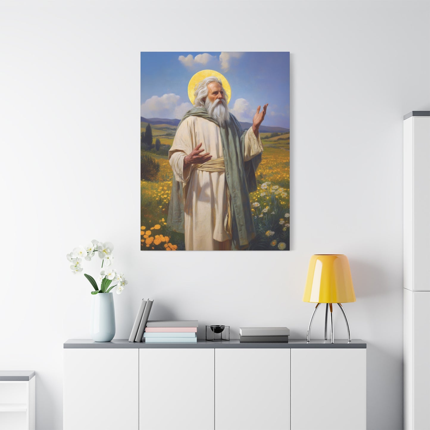 Saint Hilary of Arles - Gallery Wrapped Canvas - Print - Religious Art for your Home - Catholic Art Print