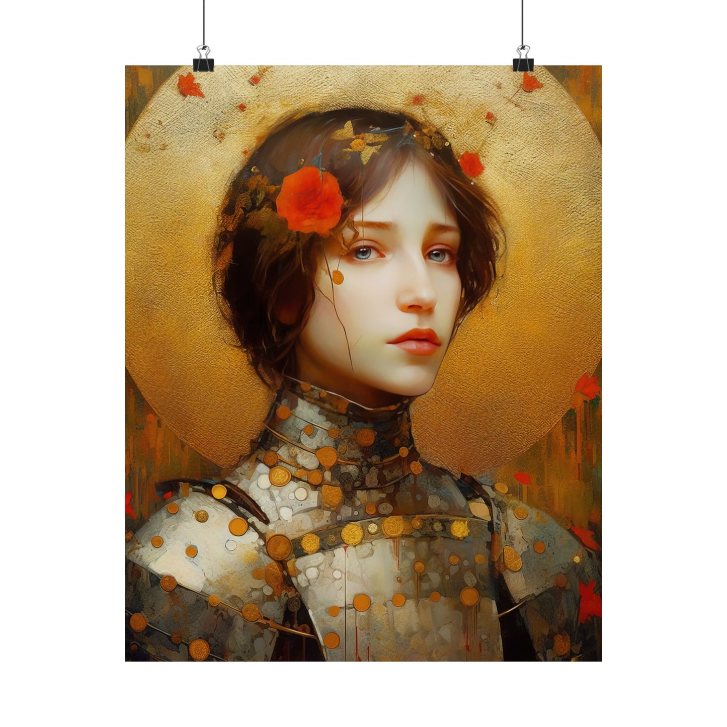 Saint Joan of Arc Print - Sanctified Souls Print - Multiple Sizes - Premium Matte Vertical Posters