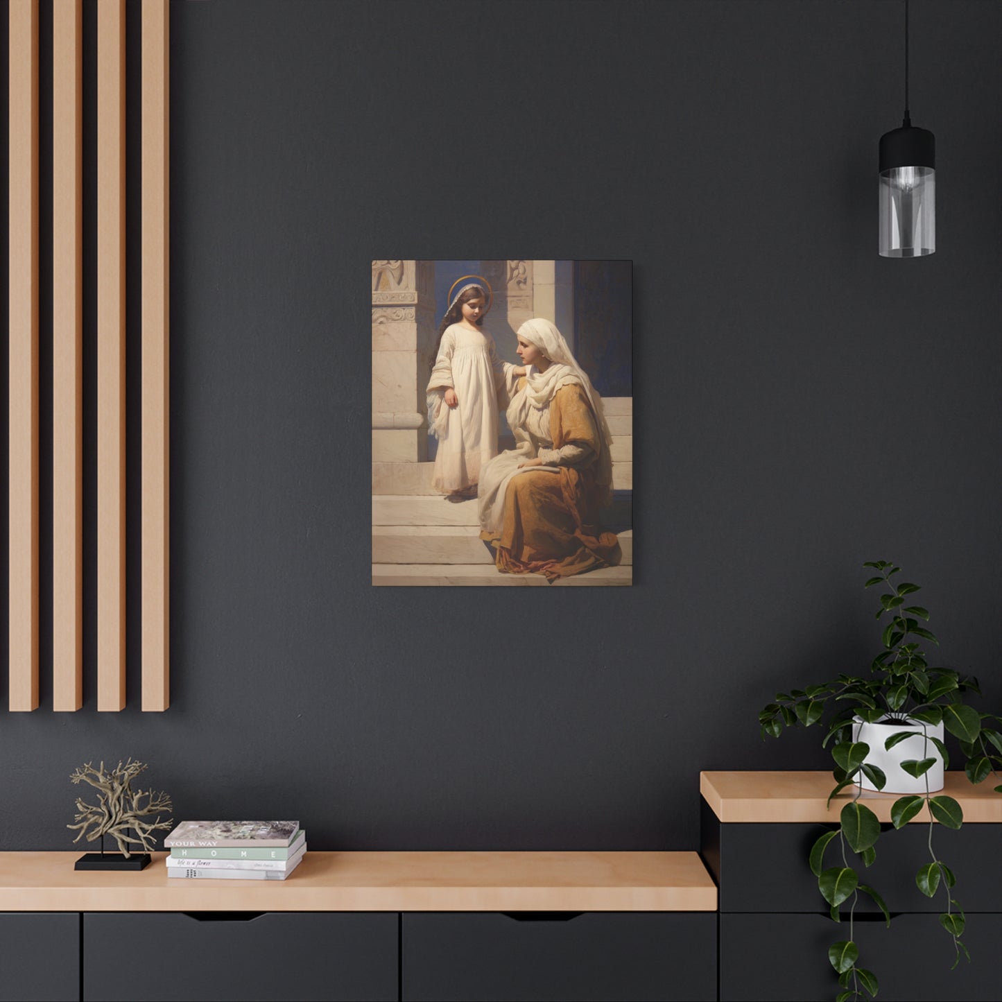 The Feast of the Presentation of the Blessed Mary - Gallery Wrapped Canvas - Print - Religious Art for your Home - Catholic