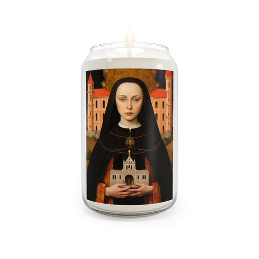 Saint Hedwig - Scented Prayer Candle, 13.75oz - Tall Size - Religious Prayer Candle - Catholic Art