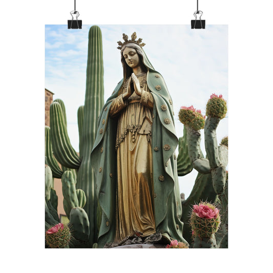 Our Lady of Guadalupe - Sanctified Souls Print - Multiple Sizes - Premium Matte Vertical Posters