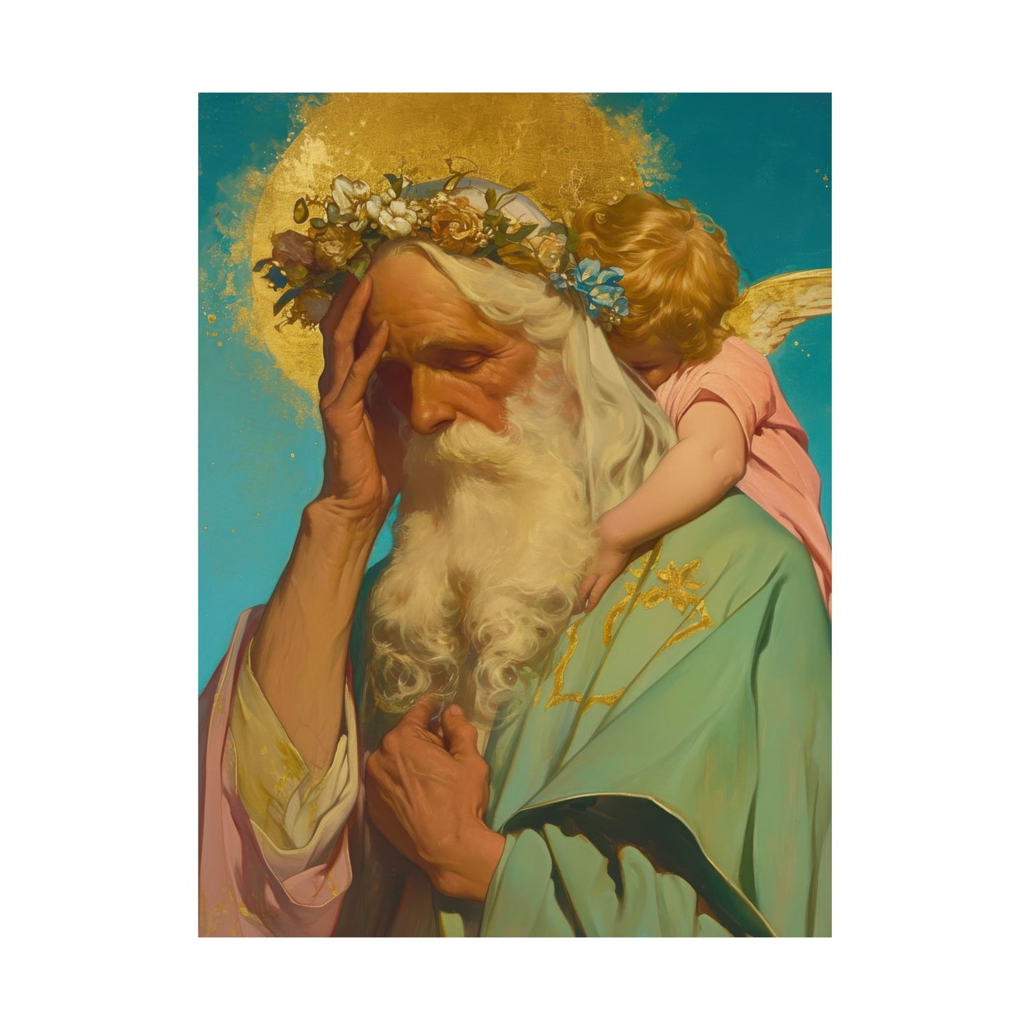 Saint Alexis Falconieri - Sanctified Souls Print - Multiple Sizes - Premium Posters - Catholic Art - Christian Home Decor Artwork