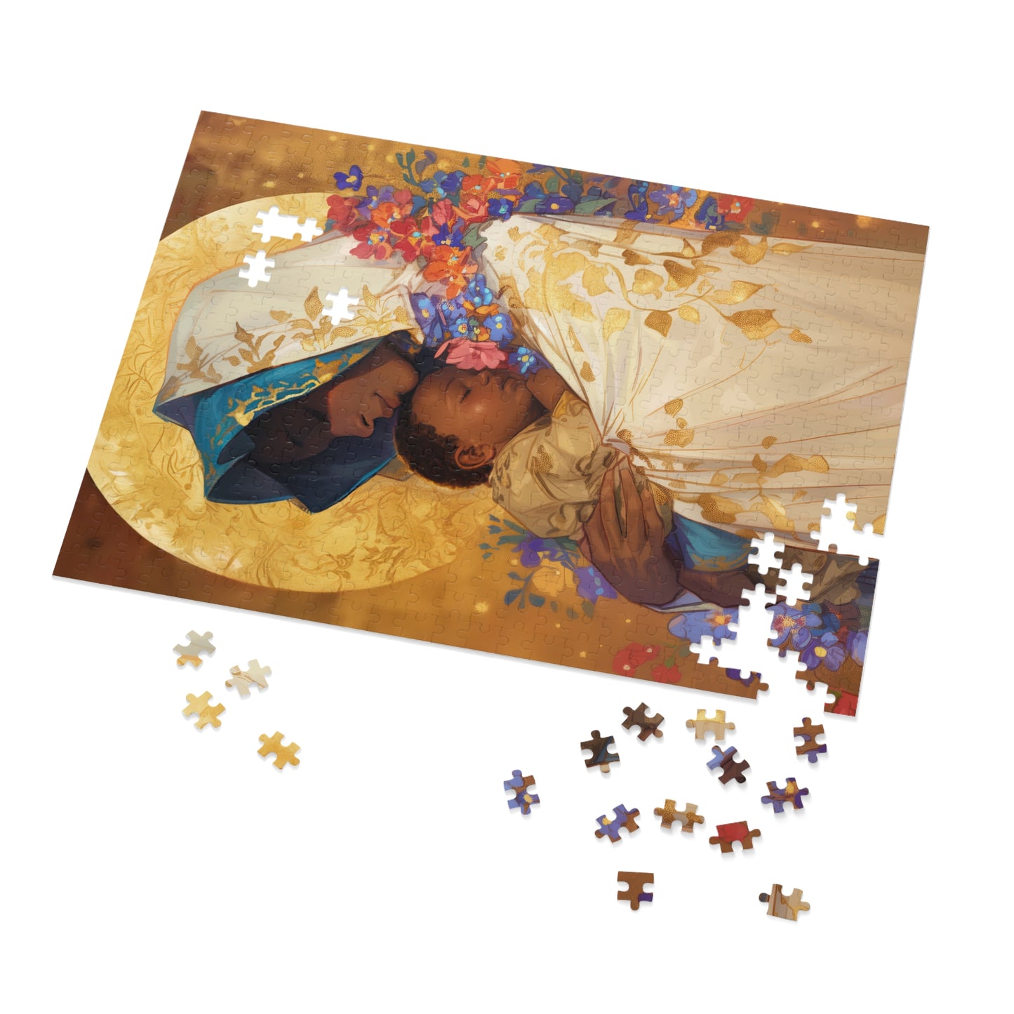 Divine Radiance- Our Lady of Kibeho's Blessing - Puzzle and Keepsake Tin - Religious (30, 110, 252, 500,1000) - Religious Puzzle - Religious