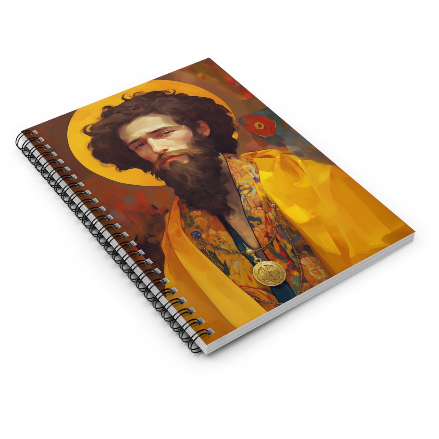 Saint James the Greater - Apostle - Journal - Sanctified Souls Art - Religious Based Notebook - Spiral Notebook - Ruled Line