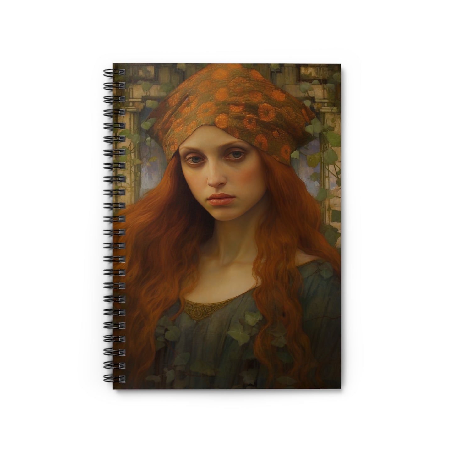 Gaze of Devotion : Mary Magdalene Journal - Sanctified Souls Art - Religious Based Notebook - Spiral Notebook - Ruled Line