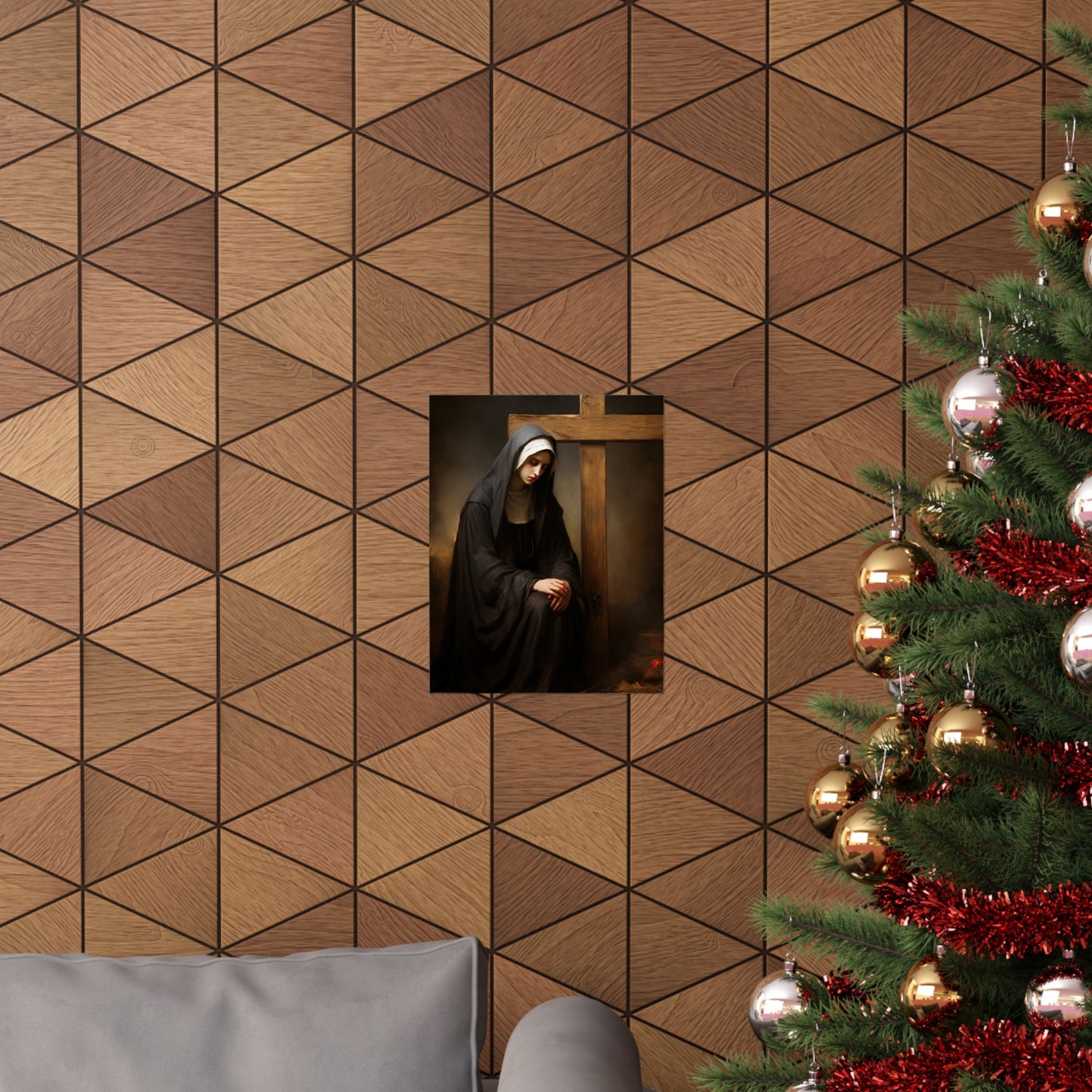 Saint Clare of Montefalco Print - Sanctified Souls Print - Multiple Sizes - Premium Matte Vertical Posters