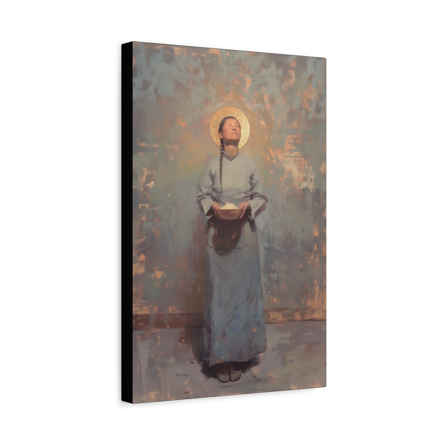 Saint Martha Wang - Chinese Martyr Saint  - Gallery Wrapped Canvas - Print - Religious Art for your Home - Catholic Art