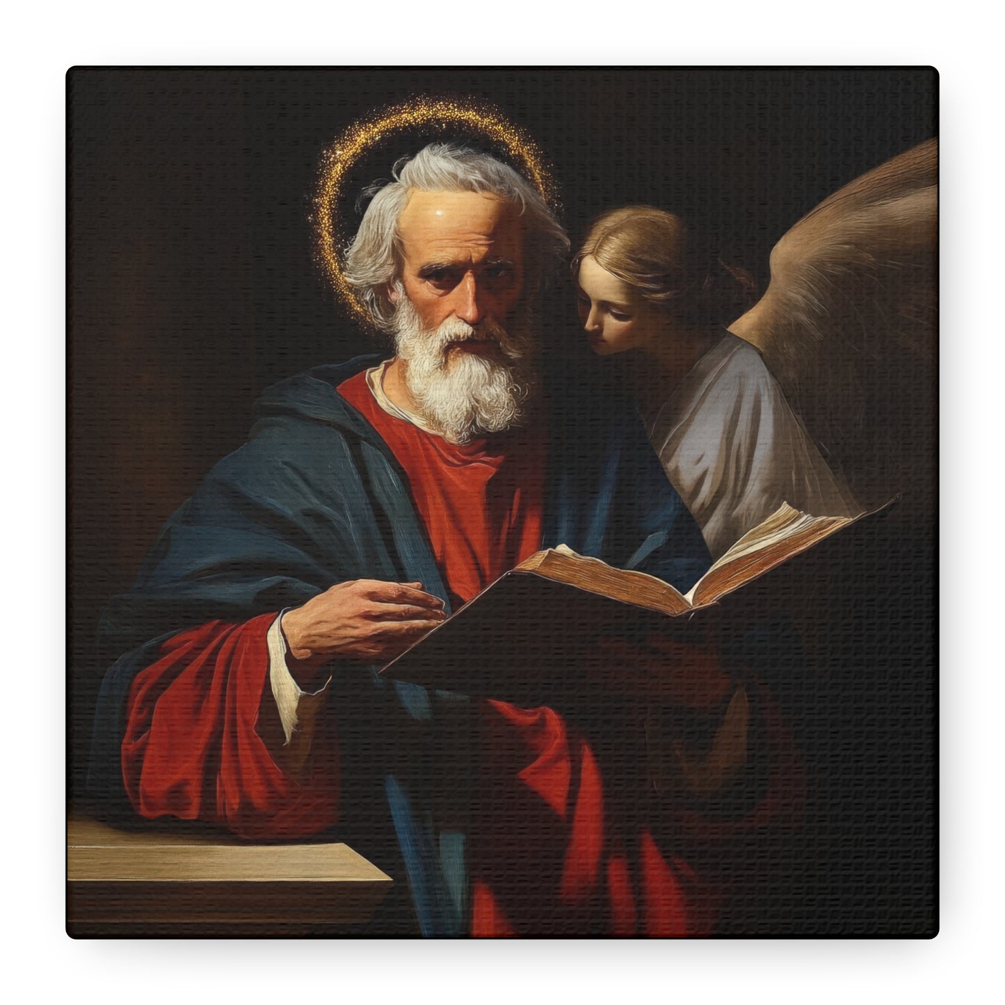 Saint Matthew the Apostle - Gallery Wrapped Canvas - Print - Religious Art for your Home - Catholic