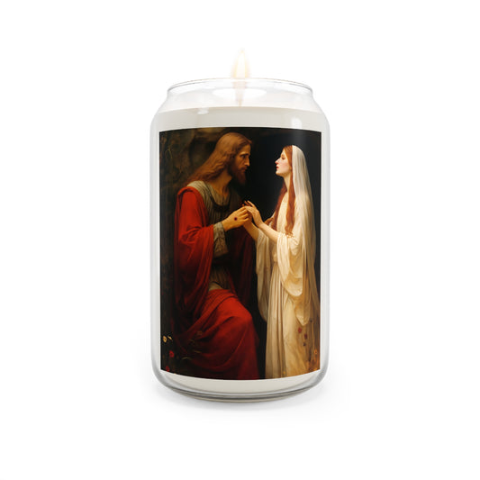 Revelation of Redemption Mary Magdalene and the Risen Christ - Scented Prayer Candle, 13.75oz - Tall Size - Religious Prayer Candle