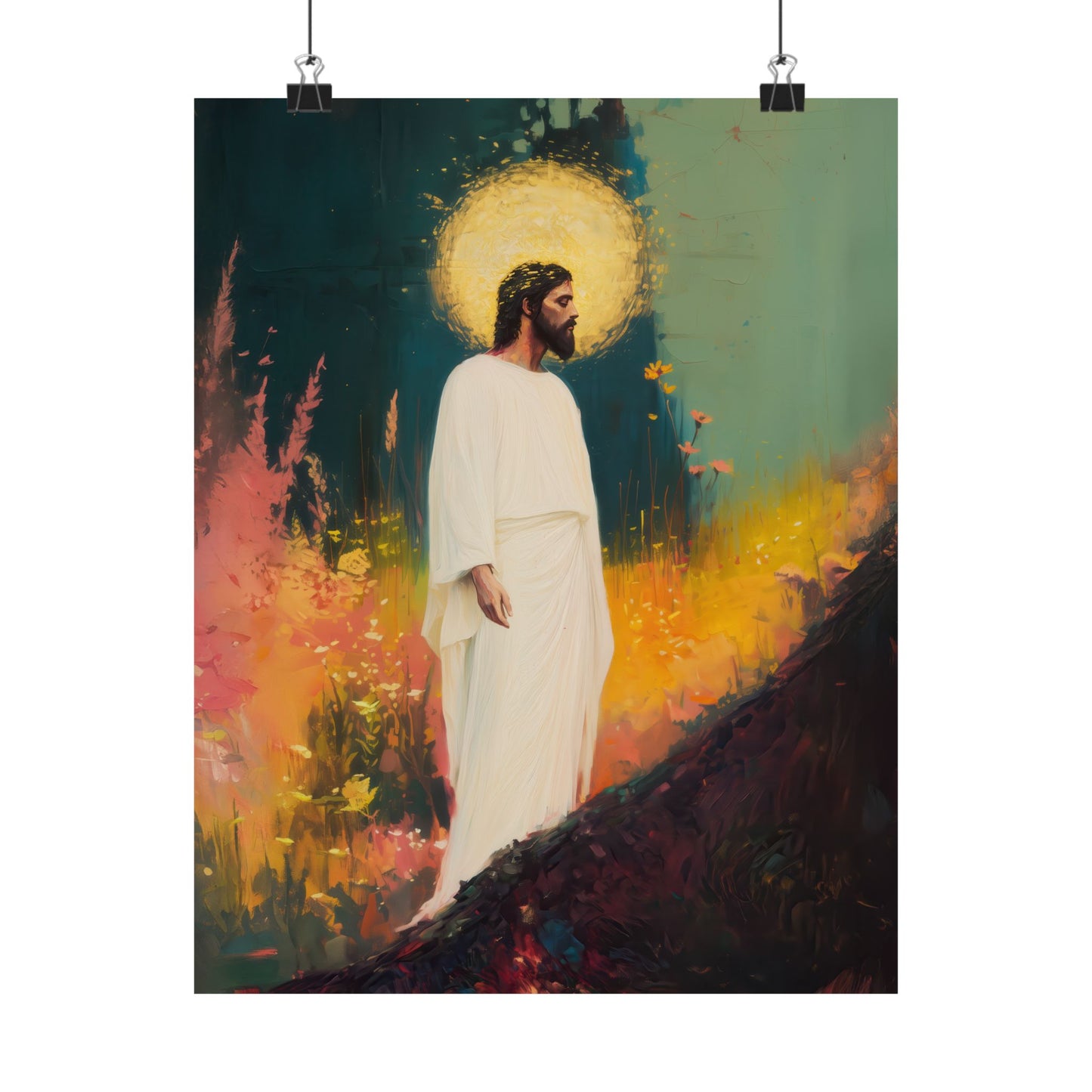 Christus Resurrexit (Christ Is Risen) - Sanctified Souls Print - Multiple Sizes - Premium Matte Vertical Posters - Catholic