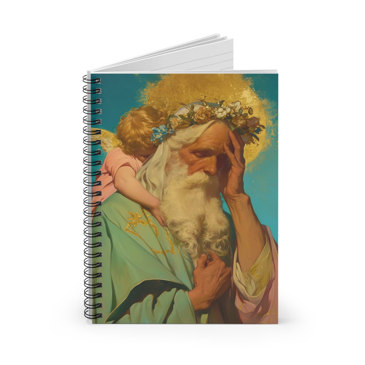Saint Alexis Falconieri - Sanctified Souls Art - Religious - Spiral Notebook - Ruled - Catholic - Devotional Journal - Diary