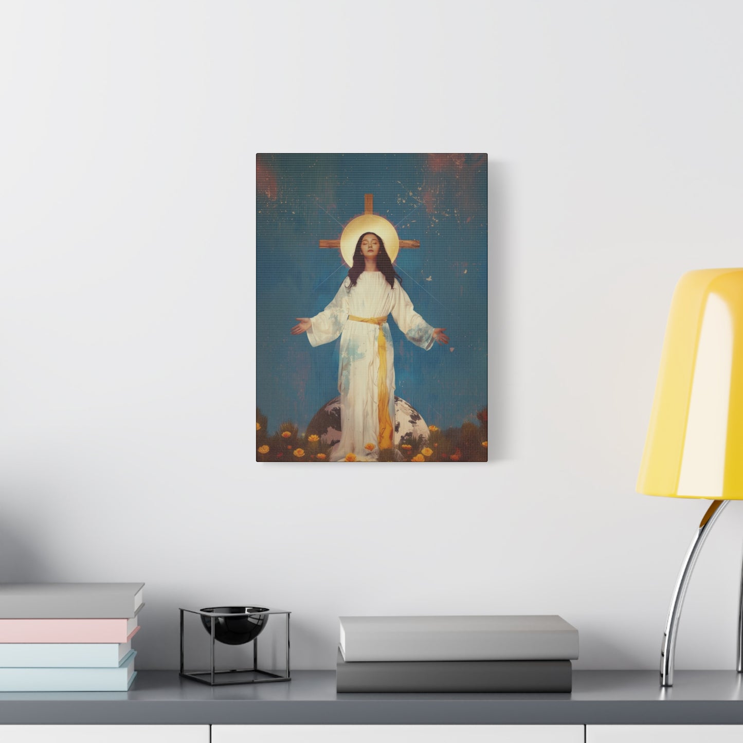 Our Lady of Akita - Mother Mary - Gallery Wrapped Canvas - Print - Religious Art for your Home - Catholic
