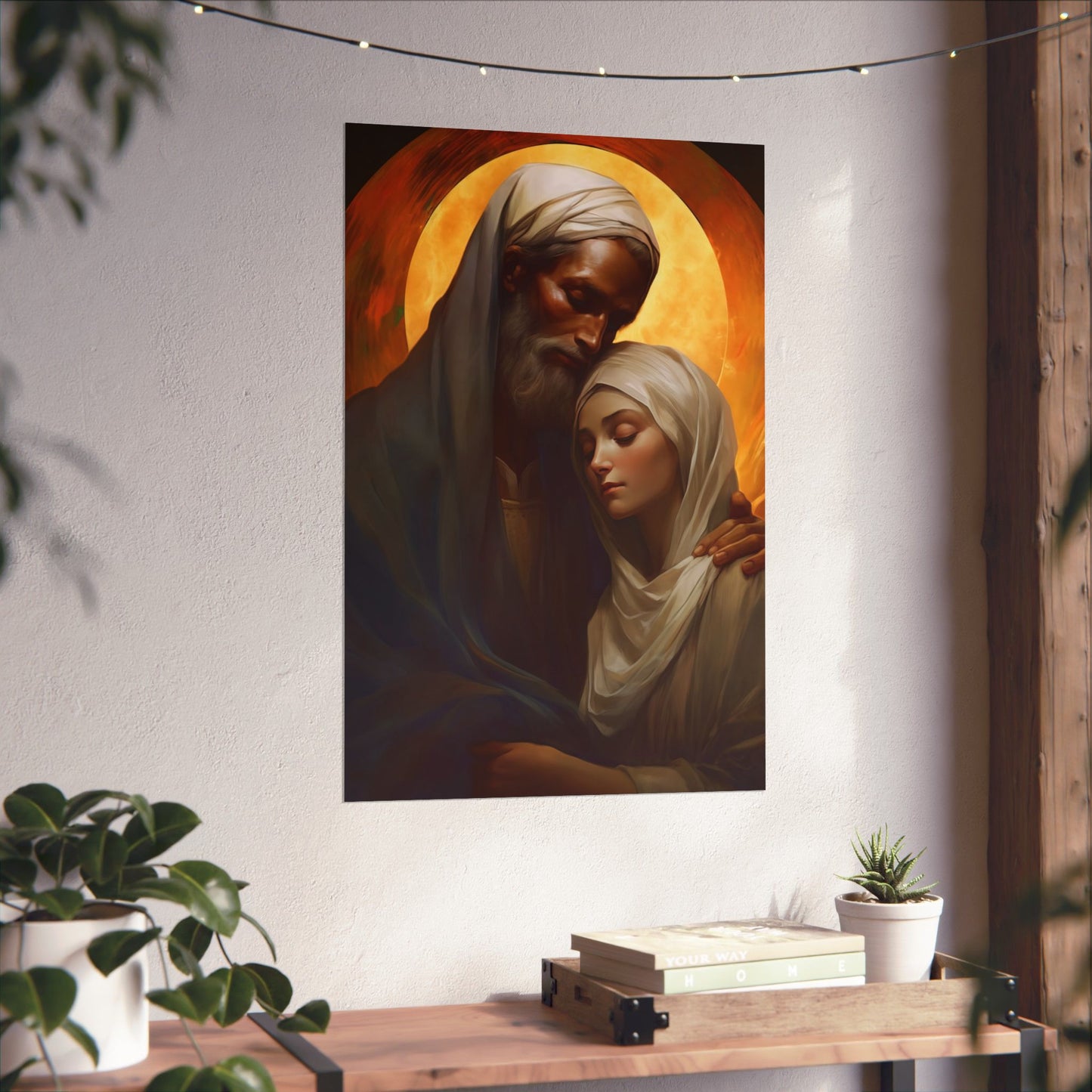 Saint Joachim and Saint Anne - Sanctified Souls Print - Multiple Sizes - Premium Matte Vertical Posters