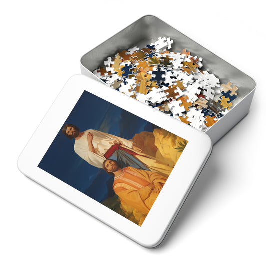 Saints James and John - Sons of Thunder - Puzzle and Keepsake Tin - Jigsaw Puzzle (30, 110, 252, 500,1000-Piece) - Religious Puzzle