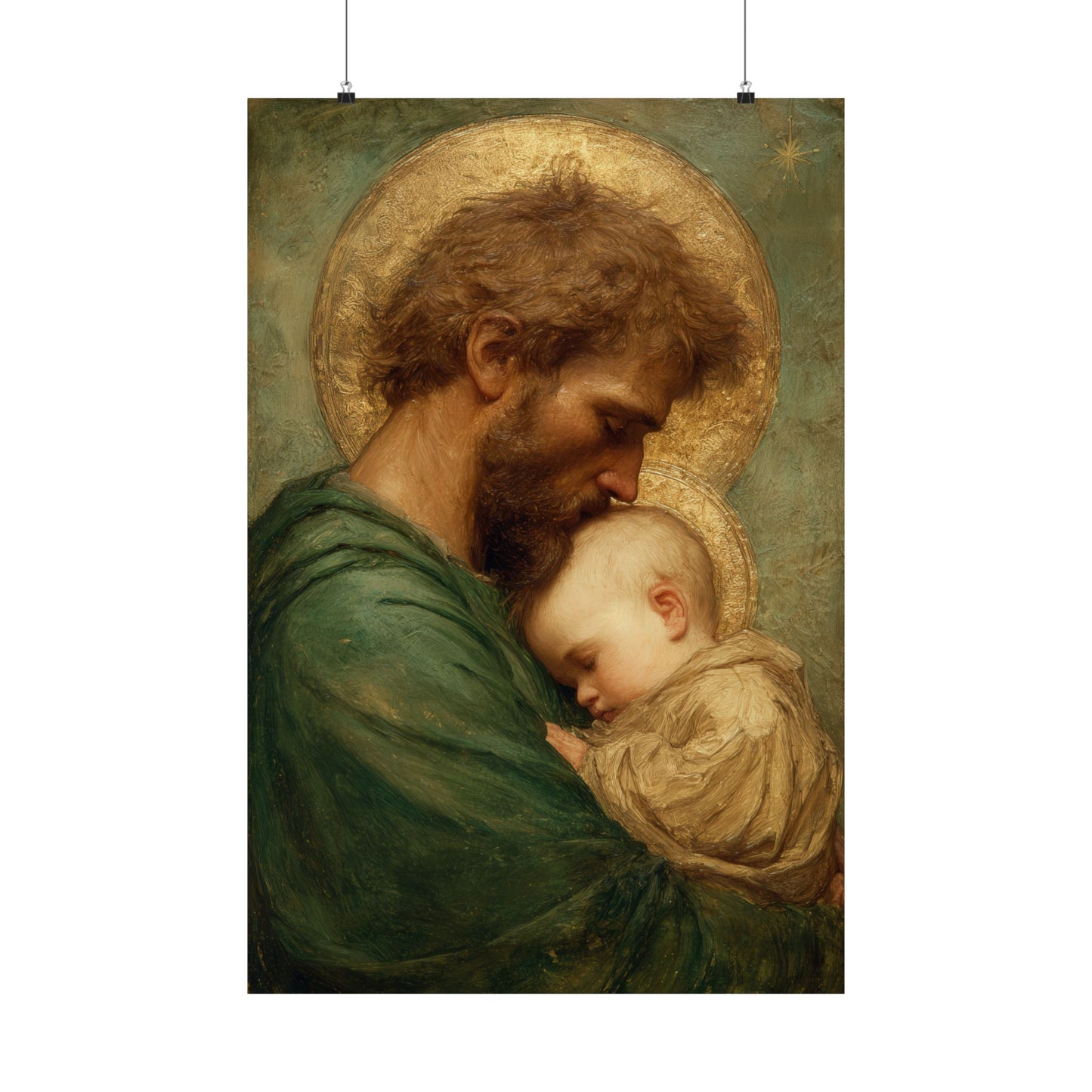 Saint Joseph the Father - Sanctified Souls Print - Multiple Sizes - Premium Matte Vertical Posters