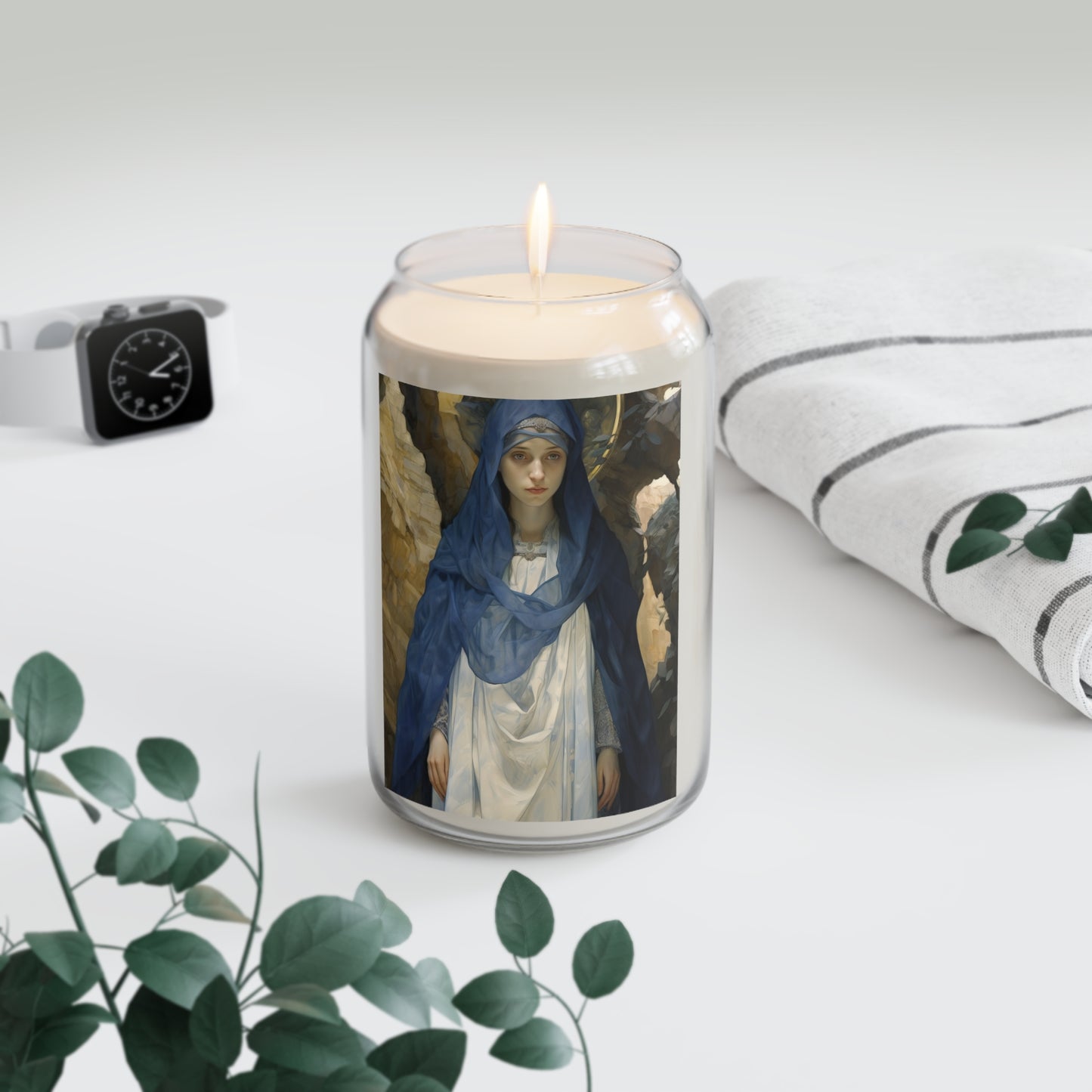Saint Pelagia - Scented Prayer Candle, 13.75oz - Tall Size - Religious Prayer Candle - Catholic Art