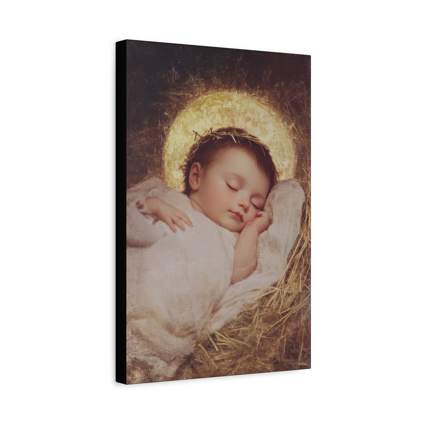 The Christ Child Born Into the Quiet of the World - Gallery Wrapped Canvas - Print - Religious Art for your Home - Catholic Art Print
