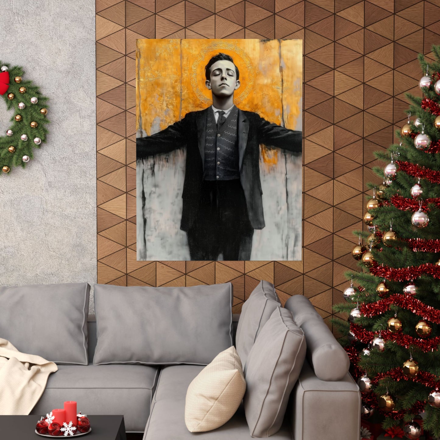 Blessed Miguel Pro - Sanctified Souls Print - Multiple Sizes - Premium Matte Vertical Posters - Catholic Saint art - Prayer Room Print