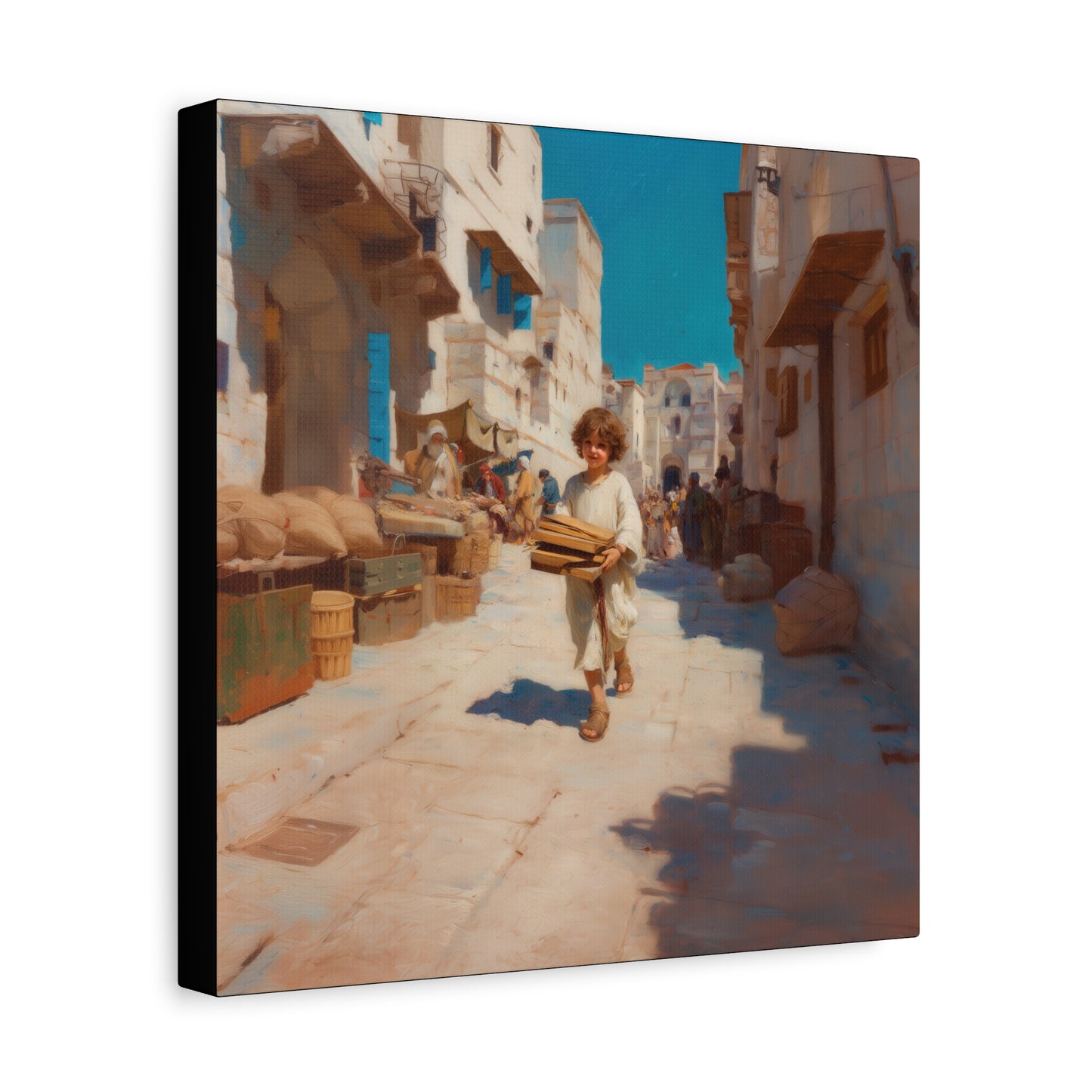Nazareth and the Hidden Light of Christ - Gallery Wrapped Canvas - Print - Religious Art for your Home - Catholic Art