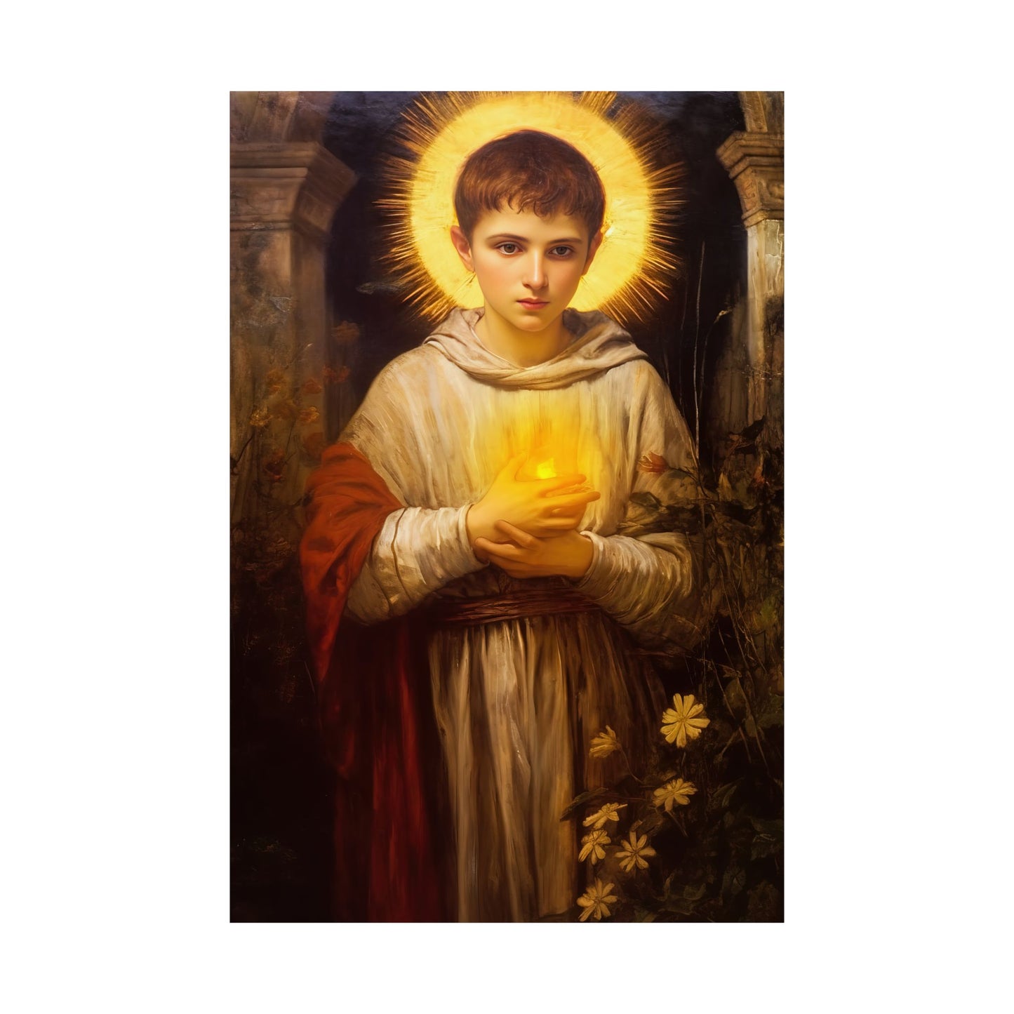 Saint Tarsicius Print - Sanctified Souls Print - Multiple Sizes - Premium Matte Vertical Posters