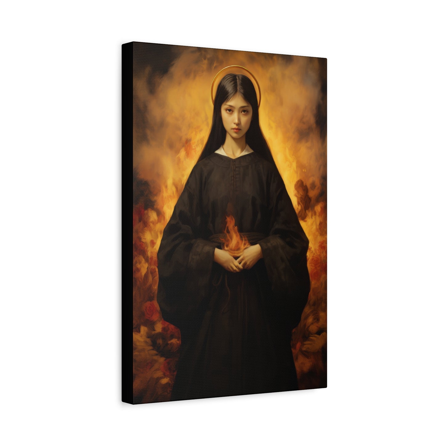 Blessed Mary Magdalen Kiota - Museum Wrapped Canvas - Print - Religious Art for your Home - Christian print - Prayer Room Catholic Saint