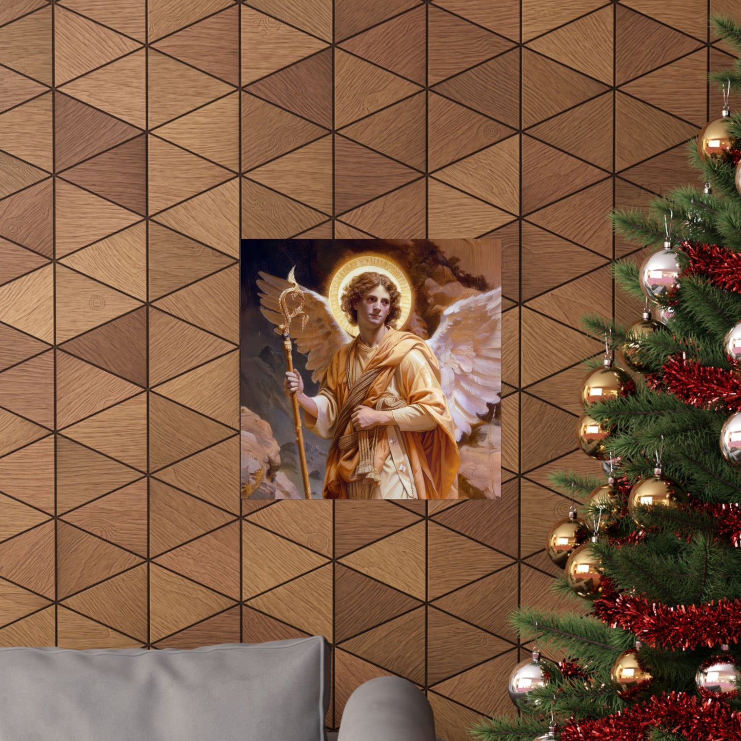 Saint Raphael the Archangel - Sanctified Souls Print - Multiple Sizes - Premium Matte Vertical Posters