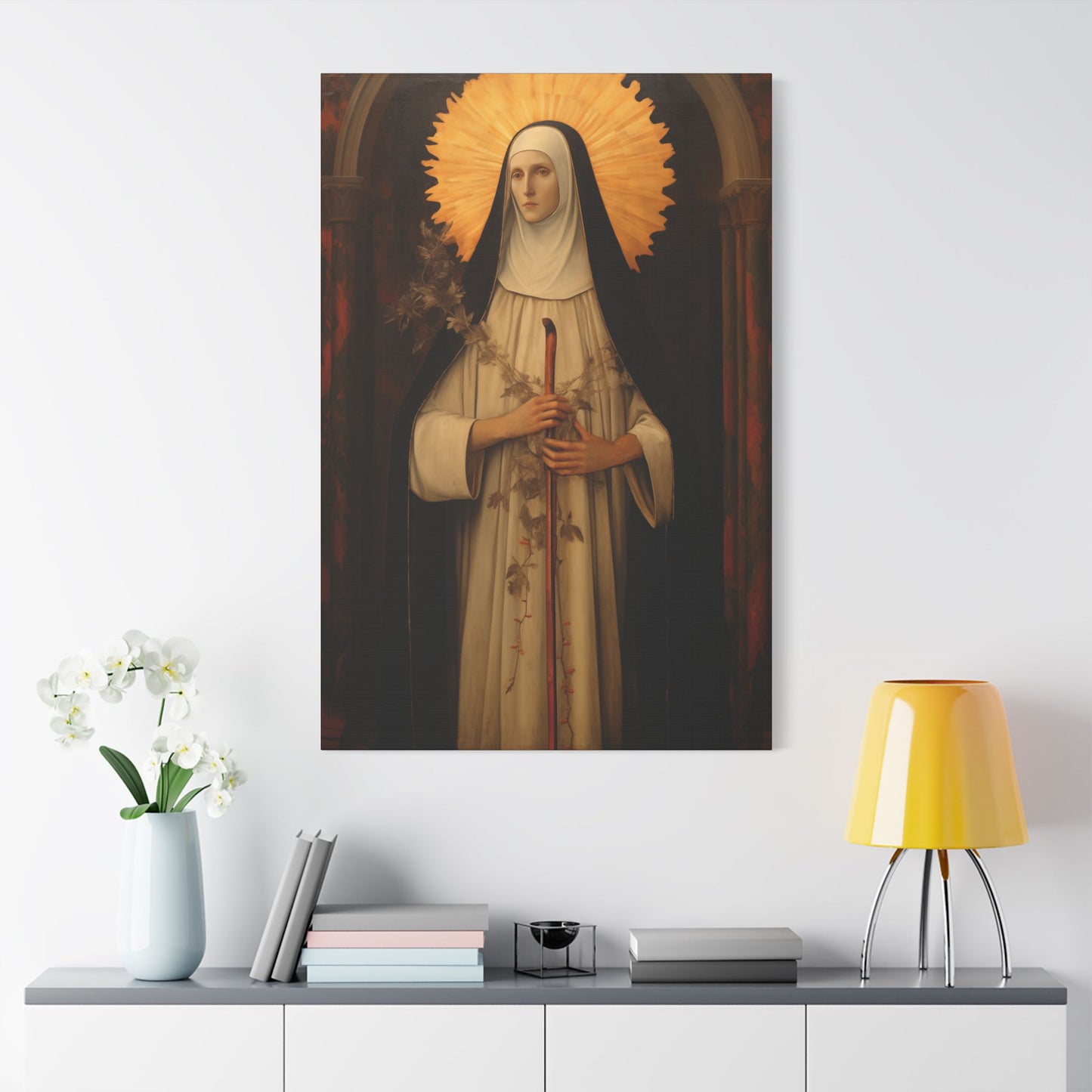 Saint Margaret of Castello - Museum Wrapped Canvas - Sanctified Souls Print - Religious Art for your Home - Blessed Margaret of Castello
