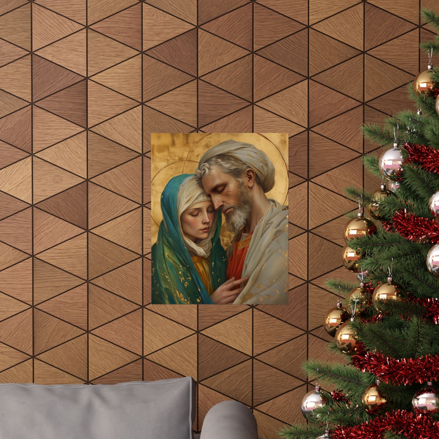 Saints Peter and Fevronia of Murom - Sanctified Souls Print - Multiple Sizes - Premium Matte Vertical Posters - Catholic Art for the home