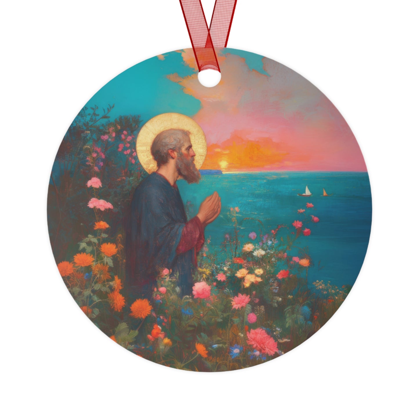 Saint Philip the Apostle - Metal Ornament - Religious Holiday Christmas Ornament and Keepsake