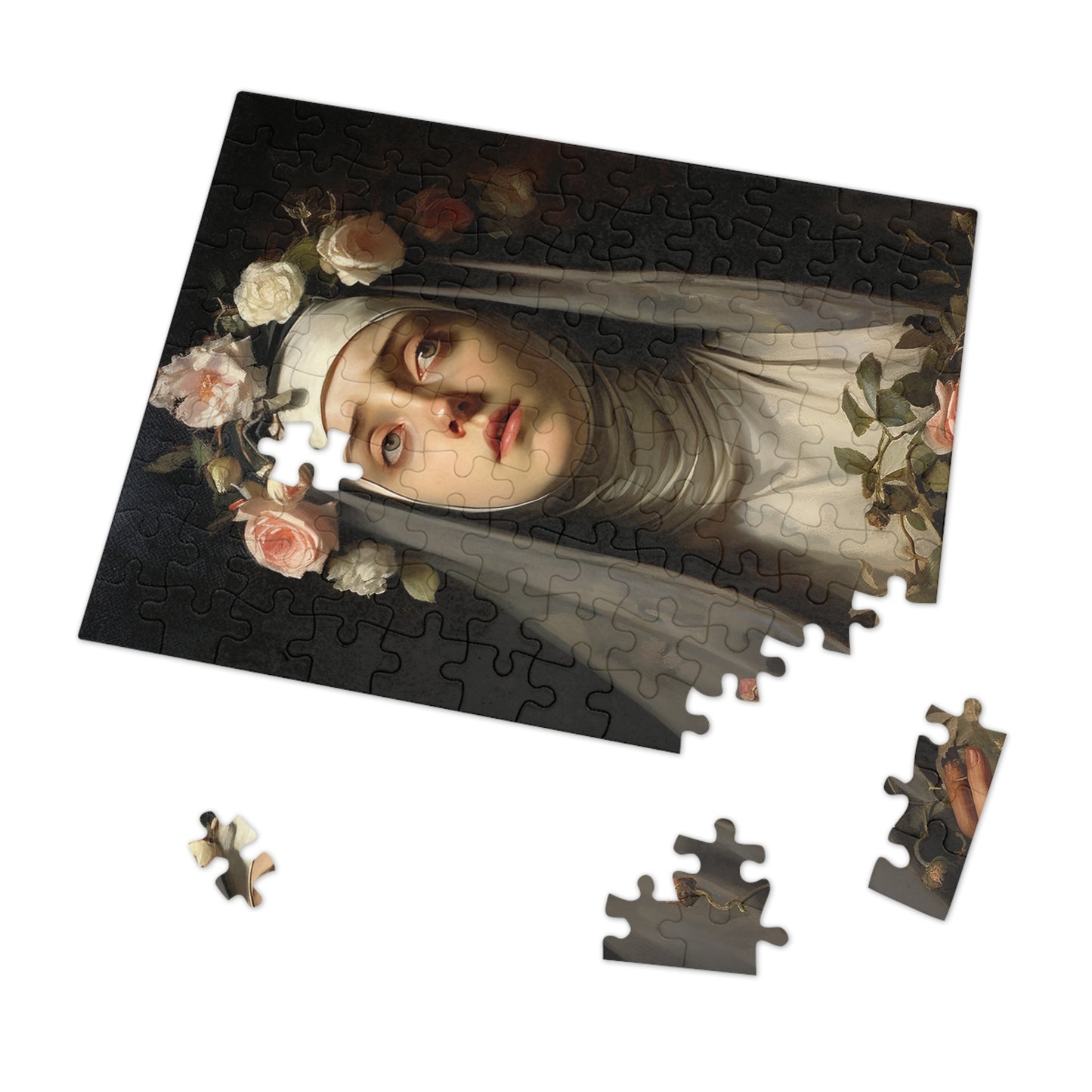 Saint Rose of Lima - Puzzle and Keepsake Tin - Religious Jigsaw Puzzle (30, 110, 252, 500,1000-Piece) - Religious Puzzle