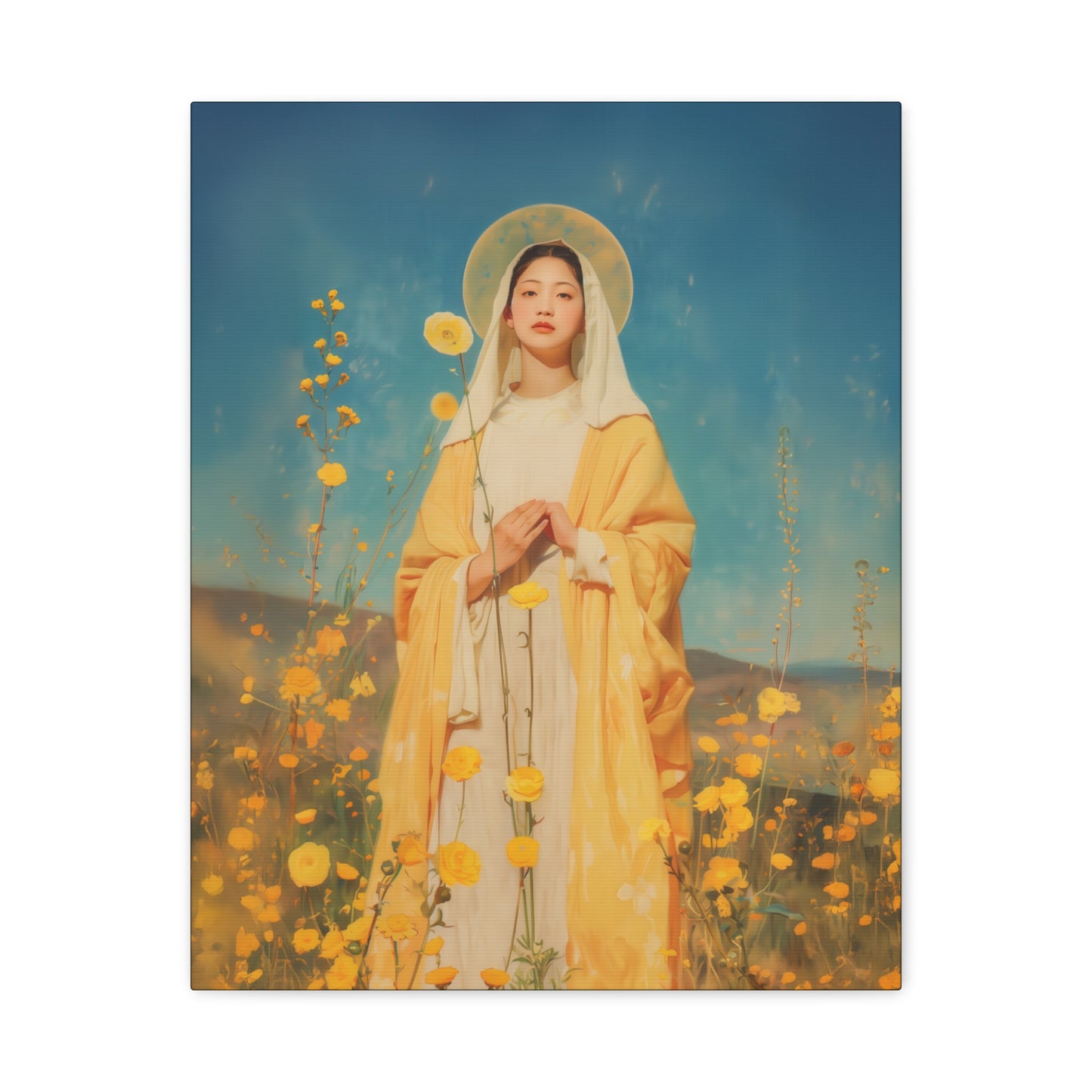 Saint Agatha Lin - Gallery Wrapped Canvas - Print - Religious Art for your Home - Catholic Art