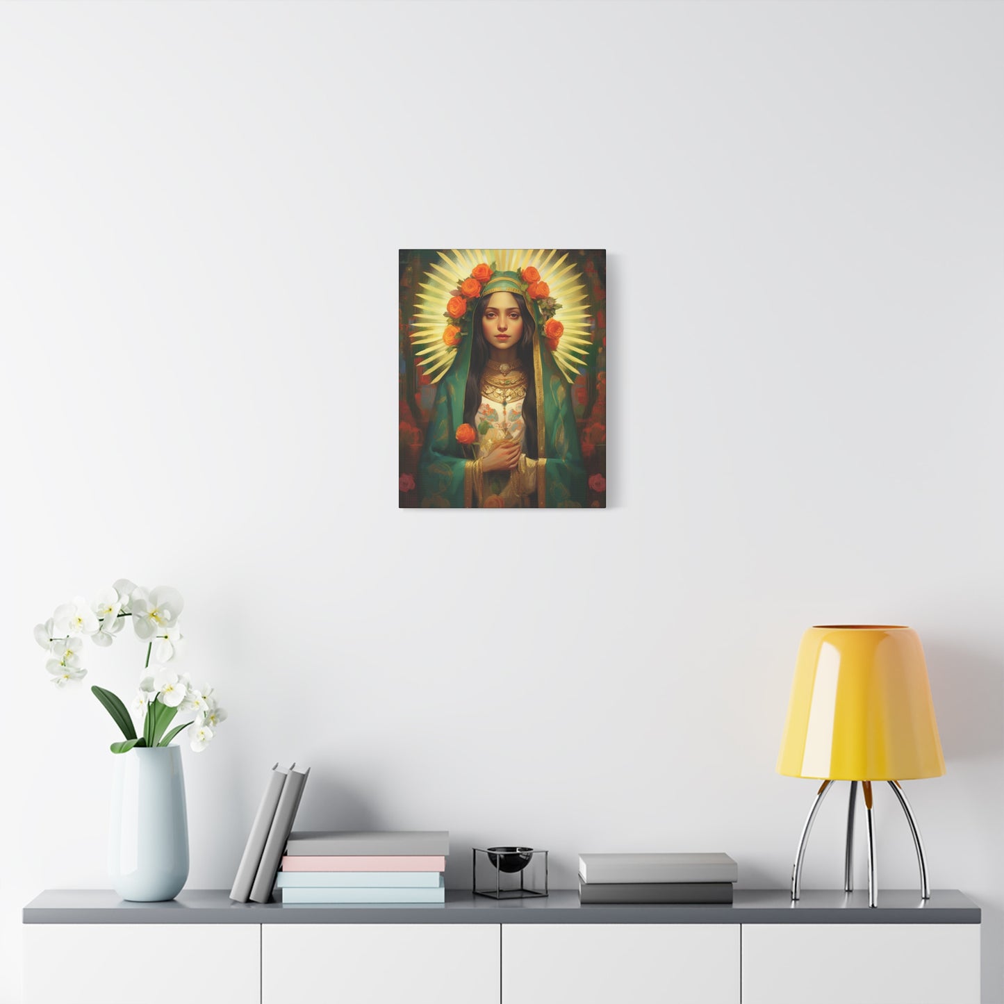 Patroness of Hope Our Lady of Guadalupe Museum Wrapped Canvas Print - Multiple Sizes - Catholic Home art