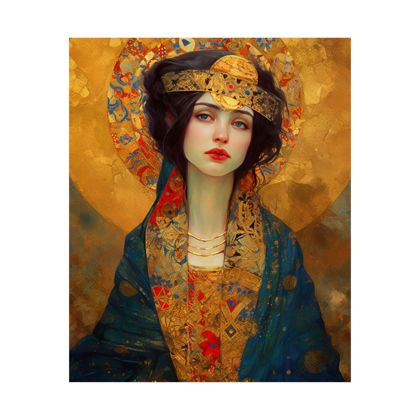 Saint Helena - Sanctified Souls Print - Multiple Sizes - Premium Matte Vertical Posters